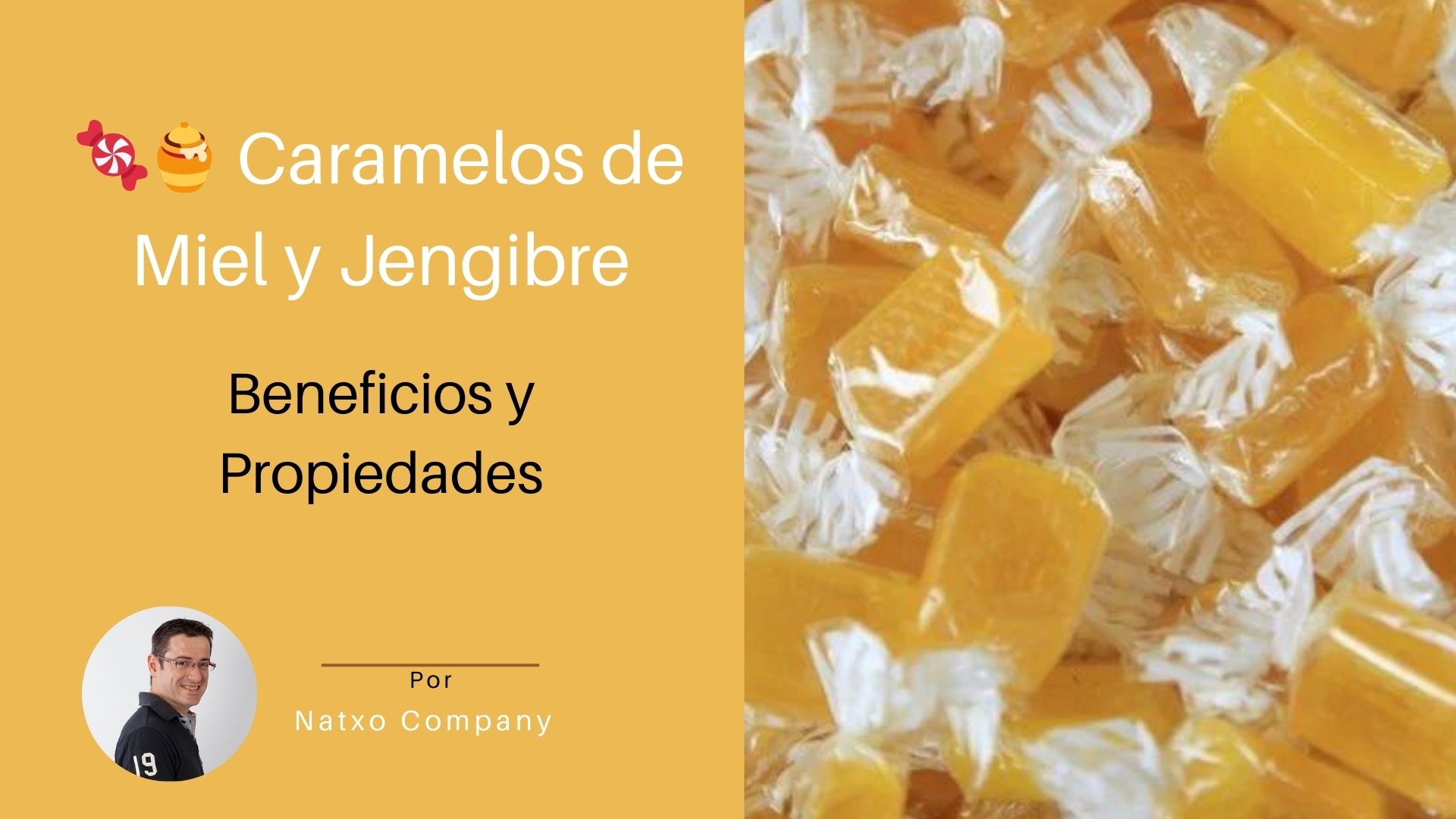 caramelos de miel y jengibre